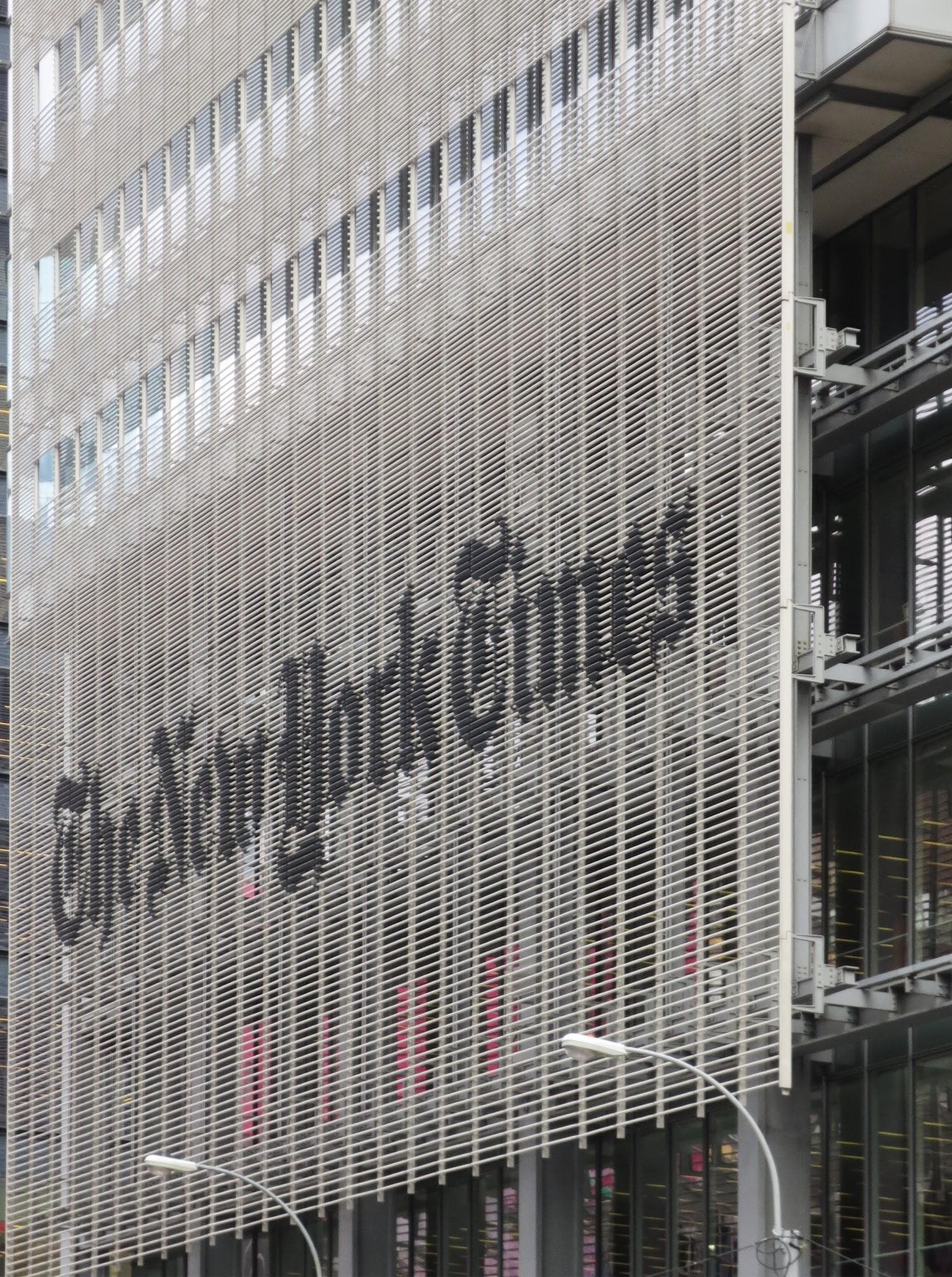 The New York Times Building, New York, United States. 2001–2010. Photo: