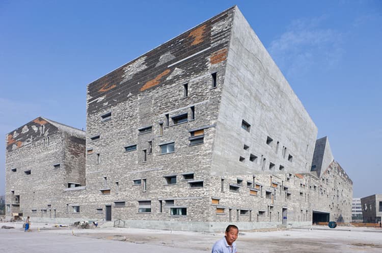 Ningbo Historic Museum, Ningbo, China. 2001–2010. Photo: Archdaily